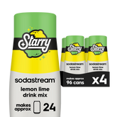 Sodastream STARRY® Lemon Lime Drink Mix 4 Pack 440ml