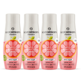 Sodastream Classics® Pink Grapefruit Zero Sugar Drink Mix 4 Pack 440ml