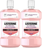 Listerine Clinical Solutions Gum Health Mouthwash, ICY Mint | Antiseptic | 500 mL | Pack of 2 | Prevents Buildup
